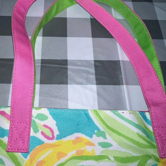Lilly Pulitzer bright colors 🍋 lemon tote bag​ - Picture 8 of 9